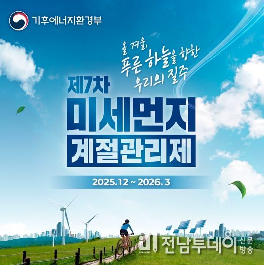 광주광역시, 12월부터 ‘미세먼지 계절관리제’ 시행