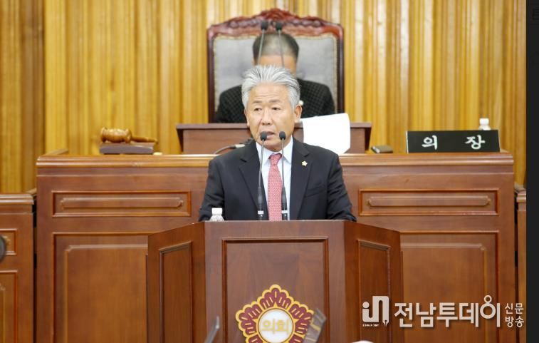영광군의회 장기소 의원, 미래산업 TF팀 구성·양육친화주택 조성 제안