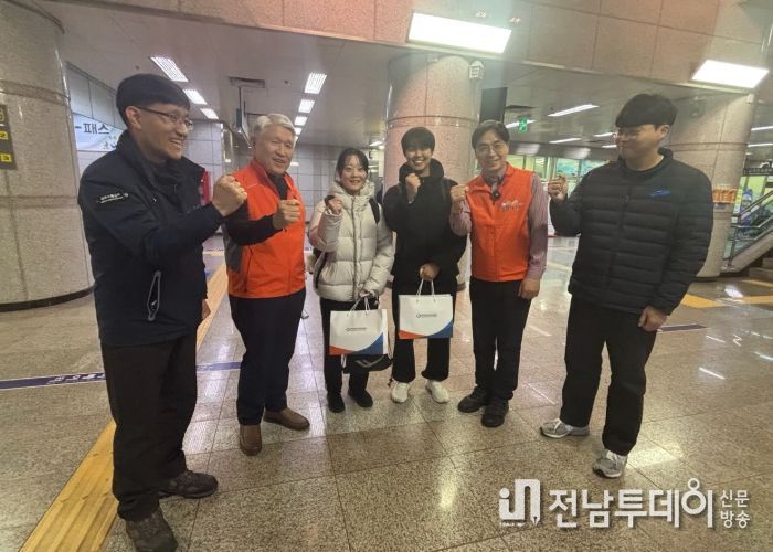 광주교통공사, 에스컬레이터 안전 사고 예방 캠페인 펼쳐