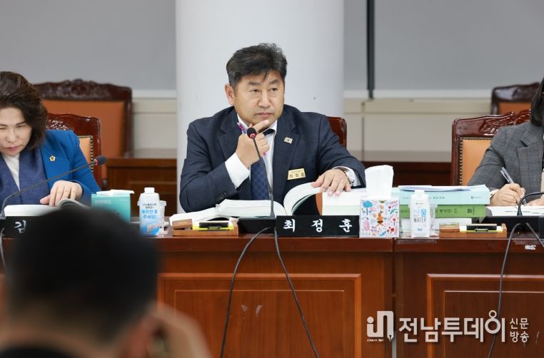 최정훈 전남도의원 “통합 대학 지원 대폭 감소, 지역 축소 우려”