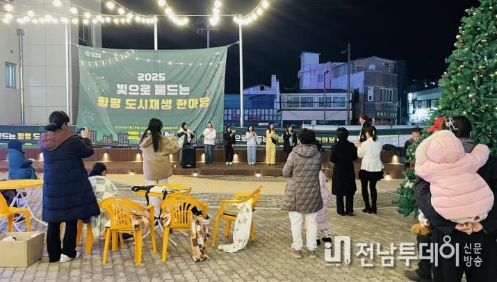 함평나비어울림센터 빛축제 전경