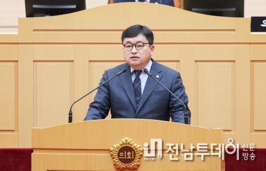 모정환 의원 함평 엄다리 제동고분 청동거울 전남도 문화재 지정 촉구 5분 자유발언 사진