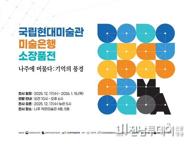 나주 작은미술관 ‘국립현대미술관 미술은행 소장품 특별전’ 포스터.