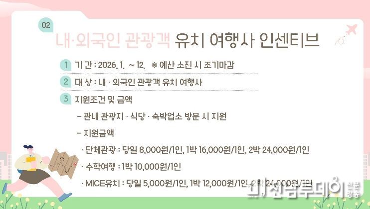 광양시, 2026년 내·외국인 관광객 유치 여행사 인센티브 지원