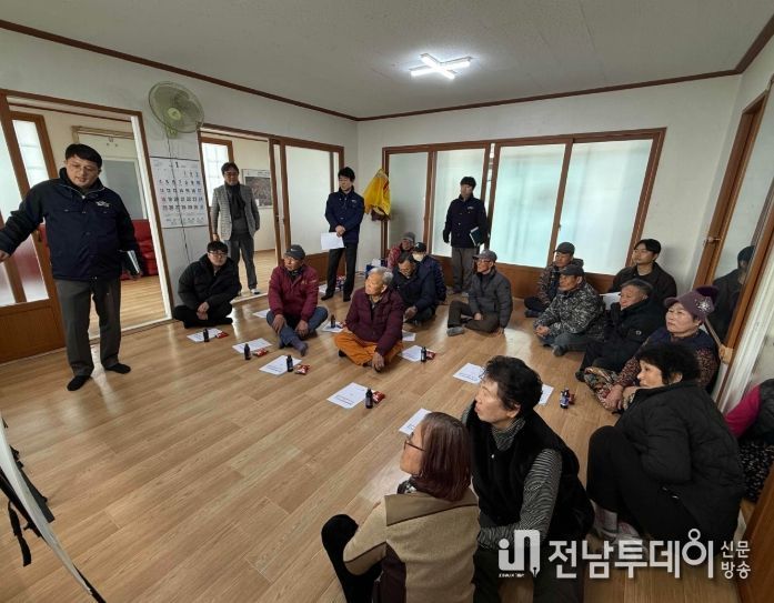 고흥군, 도화 봉산소하천 정비 주민설명회