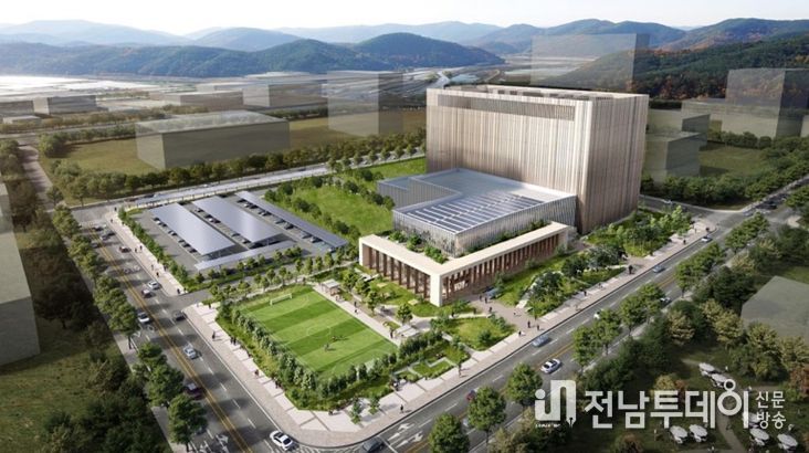 AI수도 컴퓨팅센터·장성파인데이터센터 조감도