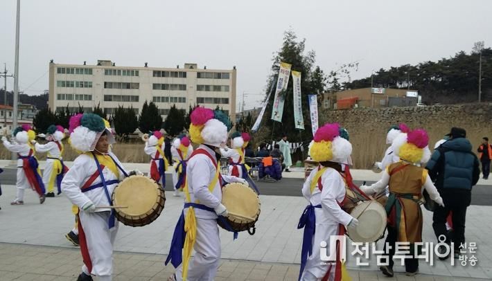 2016년 지도읍 정월대보름 행사 지신밟기