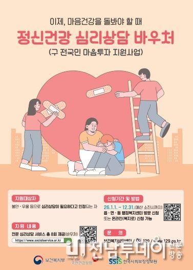 정신건강 심리지원 바우처 사업