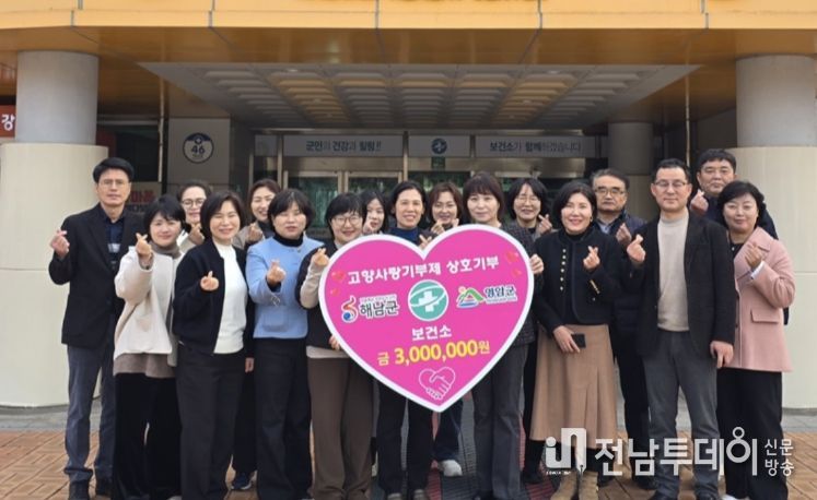 영암군보건소·해남군보건소, 고향사랑 상호 지정기부