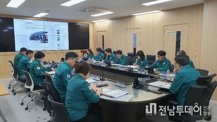 광산구 시설물 긴급 안전점검 회의