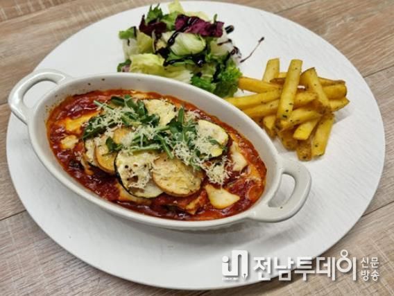 (비건음식 예시) 제철 채소를 활용한 라자냐