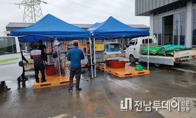 볍씨 온탕소독 농업기계 셀프이용센터 운영