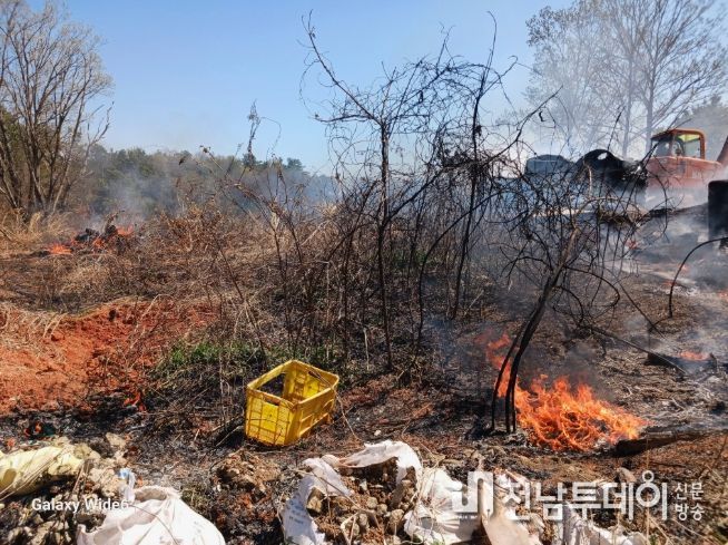 소각 부주의 막는다.. 나주소방서 봄철 예방활동 강화